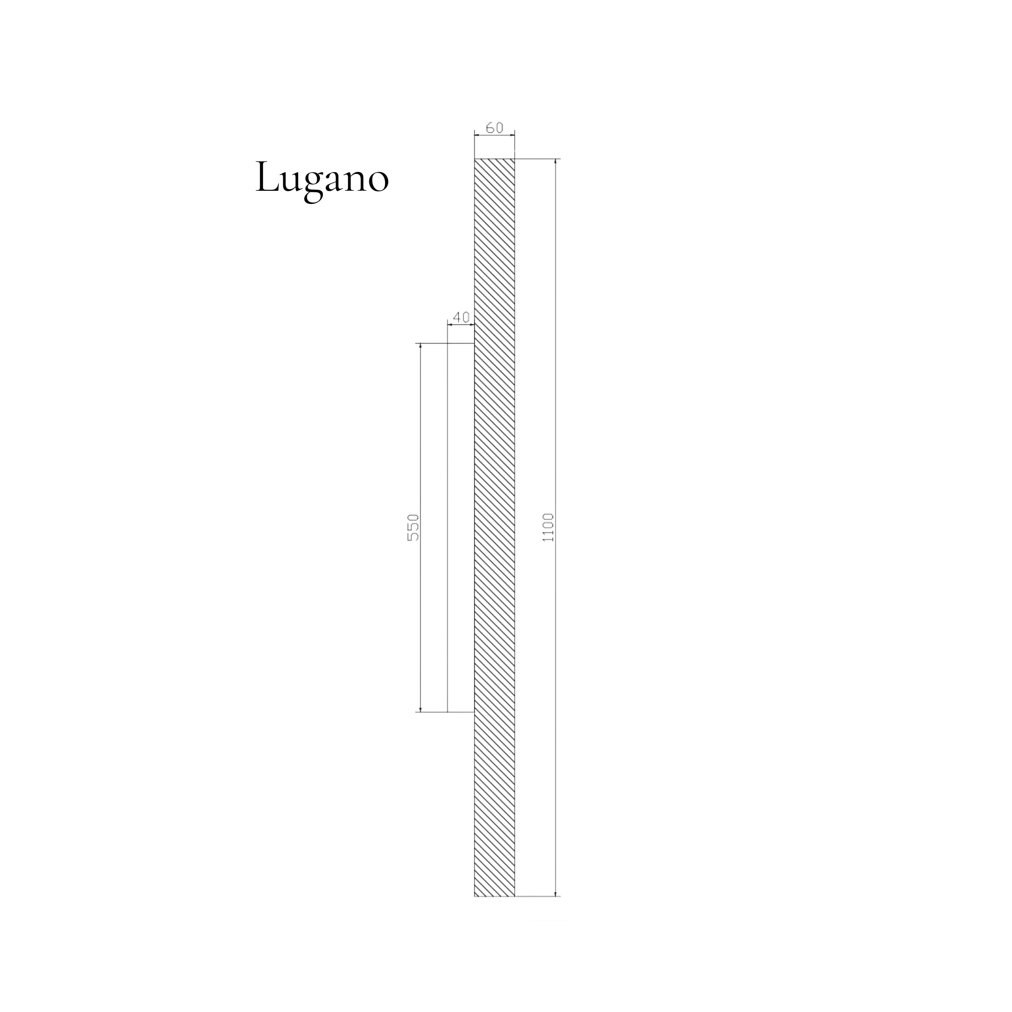 Lugano wall light