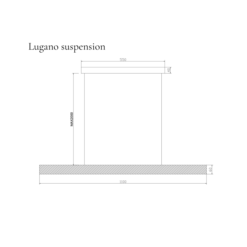 Lugano pendant light